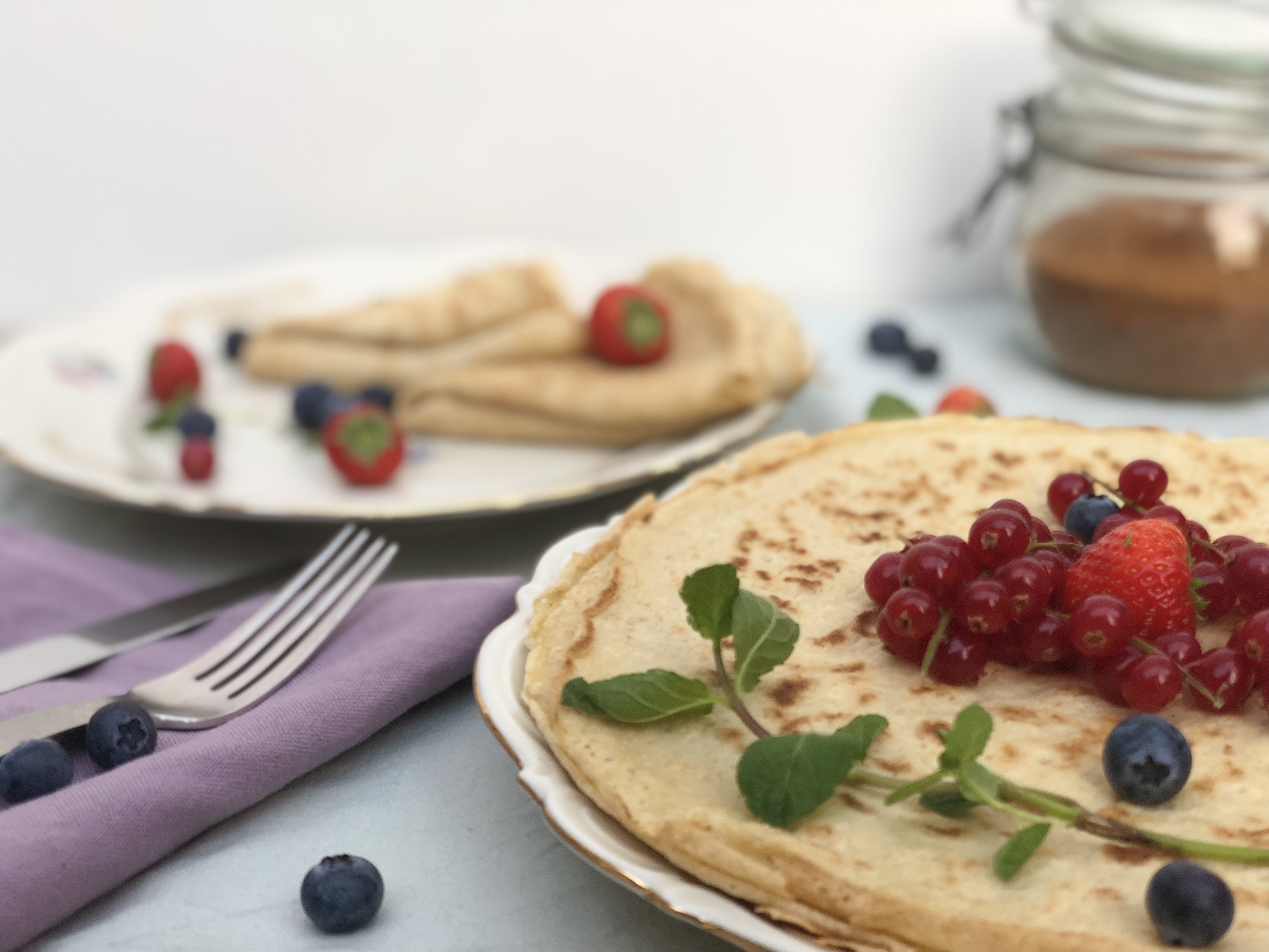 Pannenkoeken met oermeel zonder suiker image